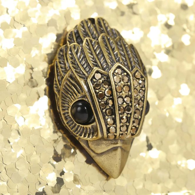 Kurt Geiger mujer bolso de mano london party eagle empapado 2LPR262 | bolsas oro